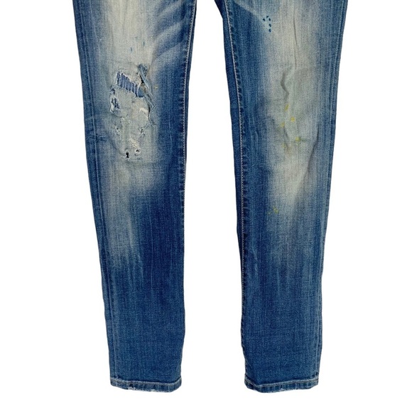 Vintage DSQUARED2 Distressed Jeans Size IT 44/US 8 - Picture 4 of 12